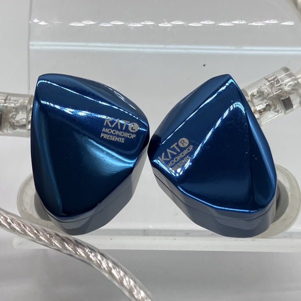 魅*青様 水月雨 moondrop KATO 青 dark blue Moondrop 水月雨 KATO カナル型イヤホン
