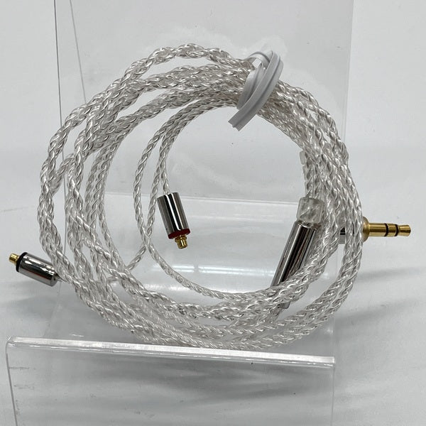 final 【中古】シルバーコートケーブル MMCX 1.2m 3.5mm 【C106