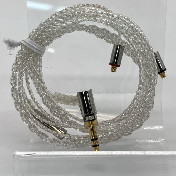 final 【中古】シルバーコートケーブル MMCX 1.2m 3.5mm 【C106
