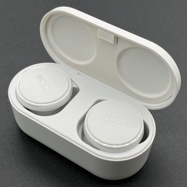 DENON PerL ワイヤレスイヤフォン【中古】 DENON 【中古】PerL Pro True Wireless Earbuds ホワイト【AHC15PLWTEM