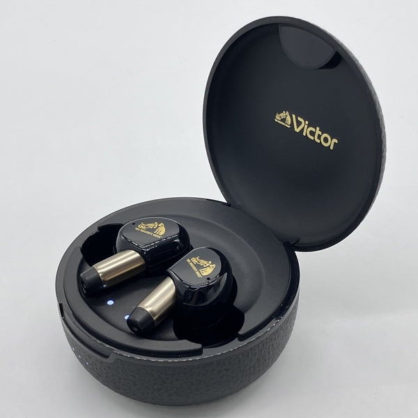 Victor WOOD master ワイヤレスイヤホン(ピアノブラック) Victor 【中古】WOOD master HA-FW5000T-B ピアノブラック【秋葉原