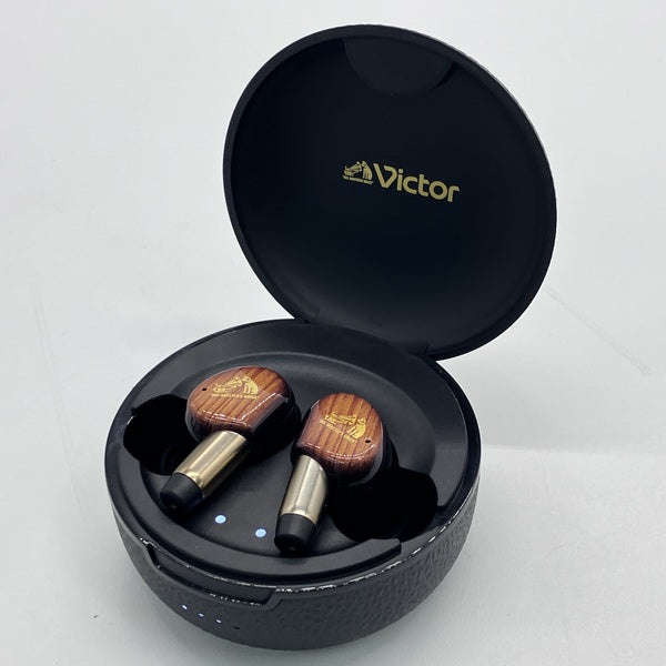 保証書付き☆Victor WOOD master サンバーストブラウン Victor 【中古】WOOD master HA-FW5000T-T サンバーストブラウン