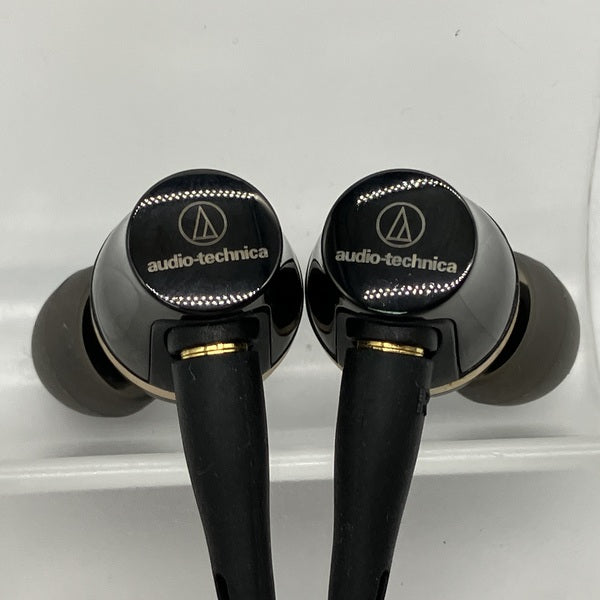 廃盤名機　ATH-CK100 最上位モデル　Audio-Technica ATH-CKR100iSHigh-Resolution In-Ear Headphones with Dual Phase Push