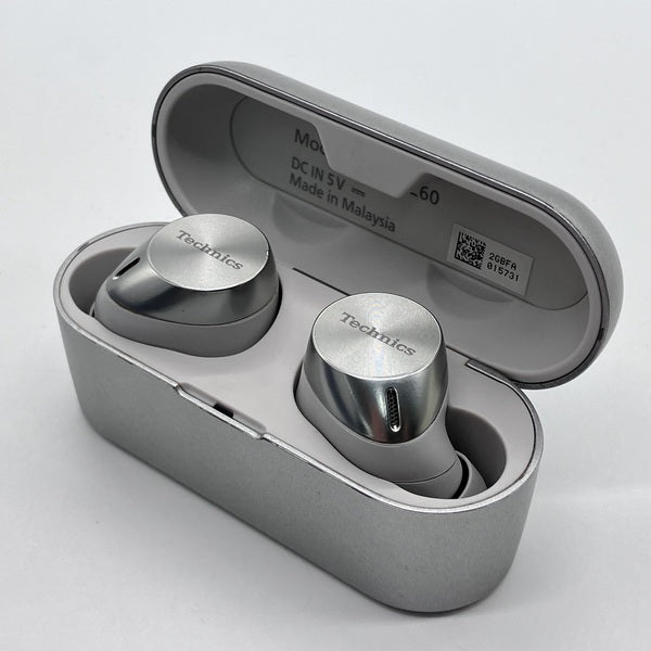 Technics EAH-AZ60シルバー イヤーピース未使用 Technics 【中古】EAH-AZ60 シルバー 【EAH-AZ60W-S】【日本橋】 – e