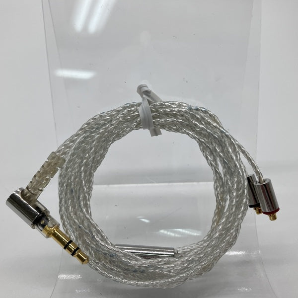 final 【中古】シルバーコートケーブル MMCX 1.2m 3.5mm 【C106