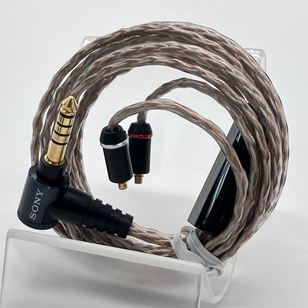 イヤホン 実機レビュー＞5極4.4mmバランスキンバーケーブル2種。MMCX「MUC MUC-M12SB2 SONY イヤホン