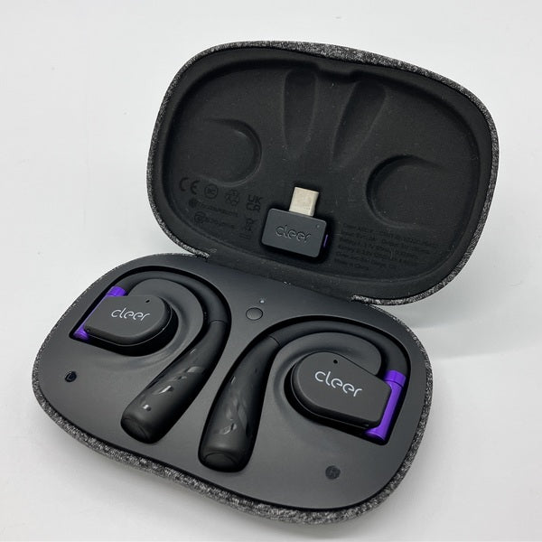 値下げ　Cleer CLR-ARC2G-PB ワイヤレスイヤホン Cleer 【中古】ARC II Game Edition Purple&Black 【CLR-ARC2G-PB