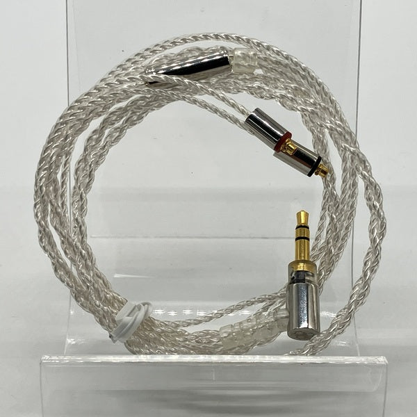 final 【中古】シルバーコートケーブル MMCX 1.2m 3.5mm 【C106