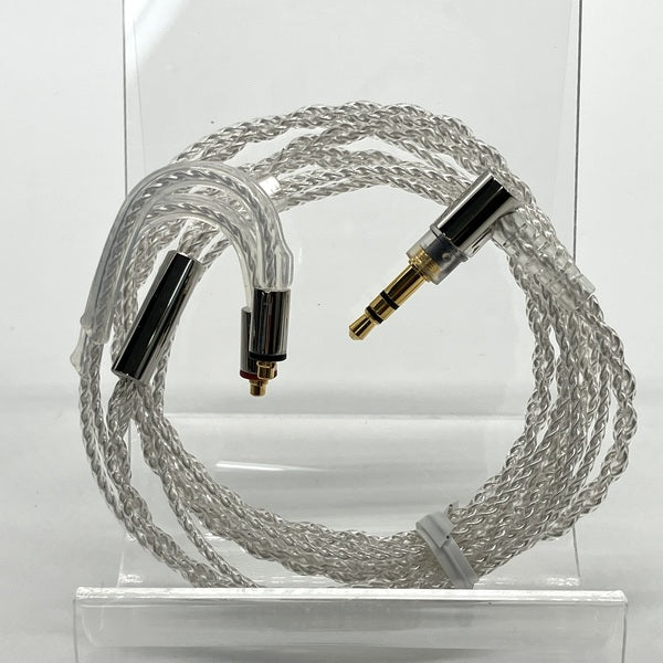 final 【中古】シルバーコートケーブル MMCX 1.2m 3.5mm 【C106