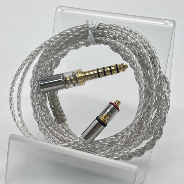 final 【中古】シルバーコートケーブル MMCX 1.2m 4.4mm 5極バランス