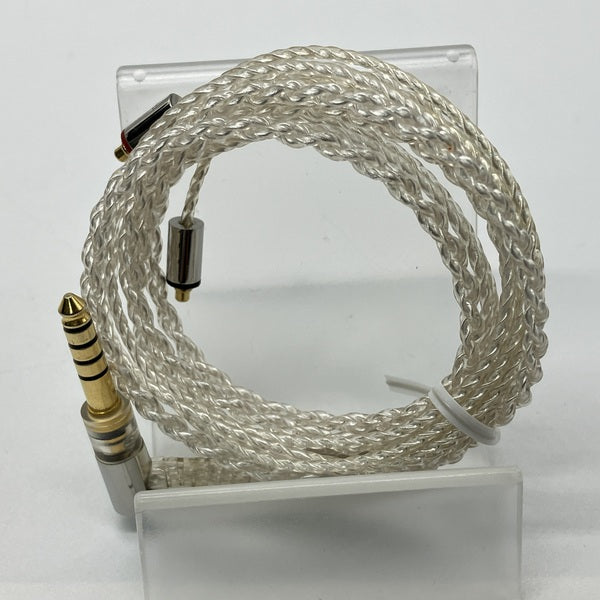 final 【中古】シルバーコートケーブル MMCX 1.2m 4.4mm 5極バランス
