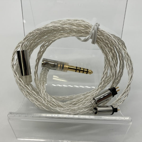 C141 2-Pin ソフトシルバーコートケーブ4.4mm final final 【中古】ソフトシルバーコートケーブル 2Pin 4.4mm (1.2m