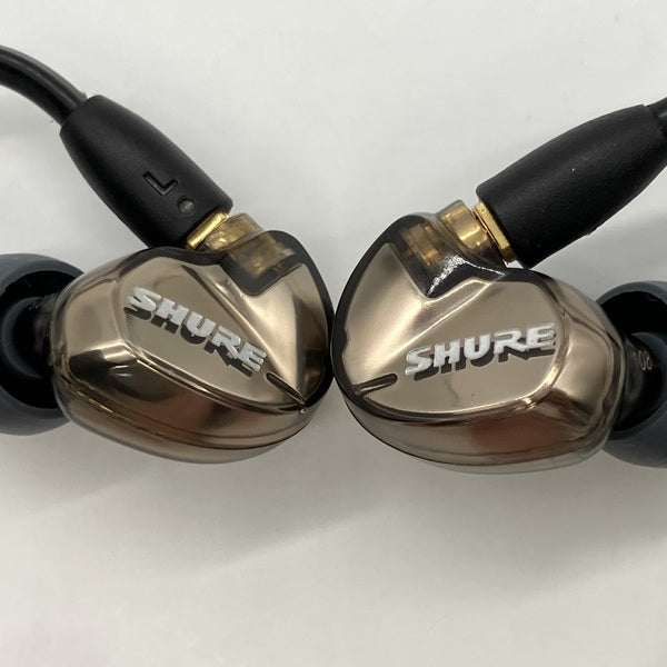 SHURE 【中古】SE535 ブロンズ UNIケーブル＋BT1付属 【SE535-V+BT1-A