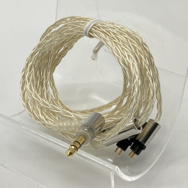 Final 2-Pinソフトシルバーコートケーブル 3.5mm