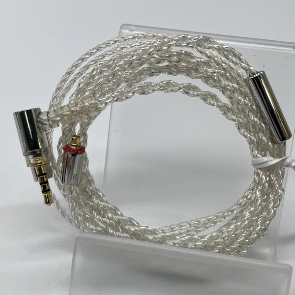 final 【中古】シルバーコートケーブル MMCX 1.2m 2.5mm 4極バランス