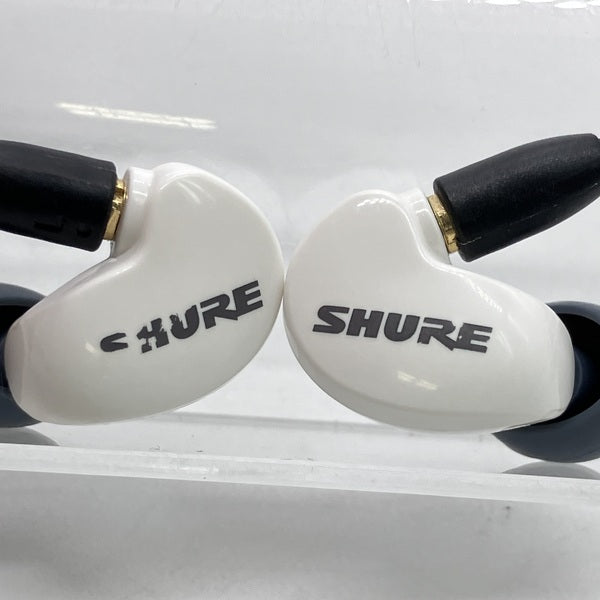 SHURE 【中古】SE215SPE ホワイト UNIケーブル付属【SE215SPE-W-UNI-A