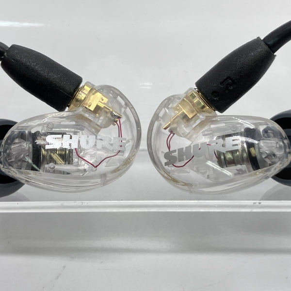 SHURE 【中古】SE215 クリア UNIケーブル付属 【SE215-CL-UNI-A