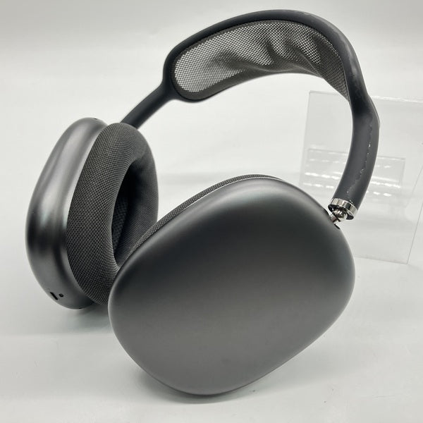 Apple AirPods Max スペースグレイ　正規品（メッシュ部分なし） Apple 【中古】AirPods Max MGYH3J/A ワイヤレスヘッドホン スペース
