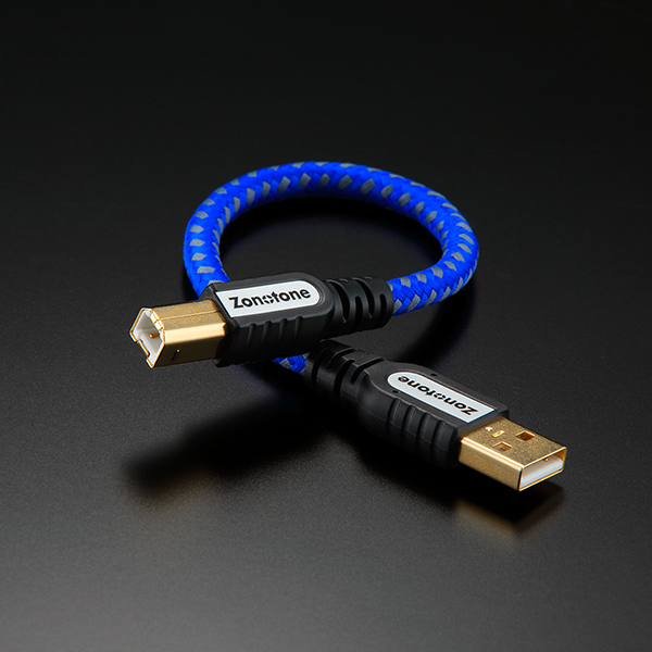 Zonotone 6N・USB Grandio2.0【USBケーブル A-B】 0.2m
