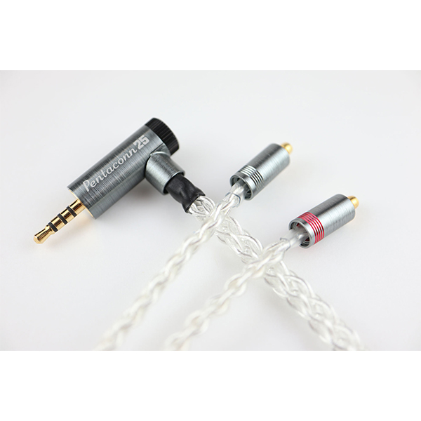 日本ディックス PENTACONN EARコネクター(ショートVer)-2.5mm純銀ケーブル 【NBB1-12-106-12】