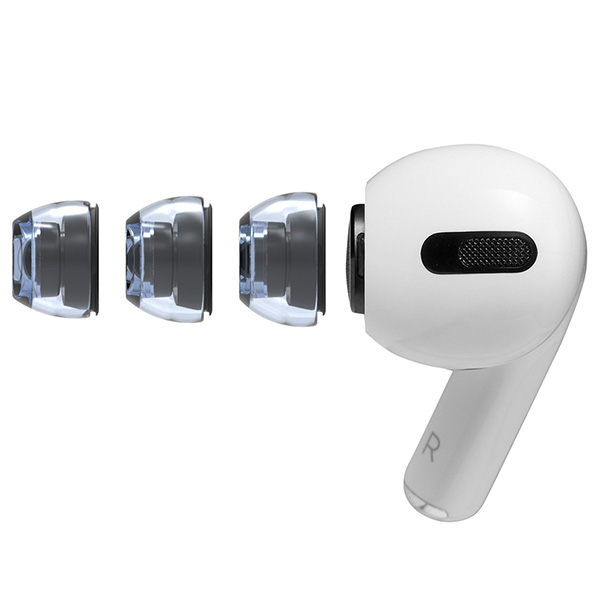 Air Pods Pro 低反発 イヤー チップ 黒 ブラック M 最強 遮音性