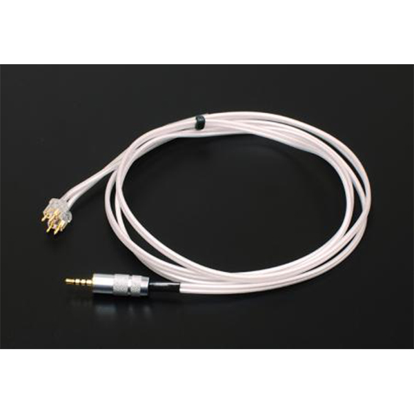 須山補聴器 FitEar cable 005 (2.5mm 4極バランス接続) ブラック
