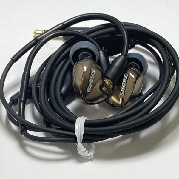 SHURE シュア 【中古】SE535 ブロンズ UNIケーブル＋BT1付属 【SE535-V