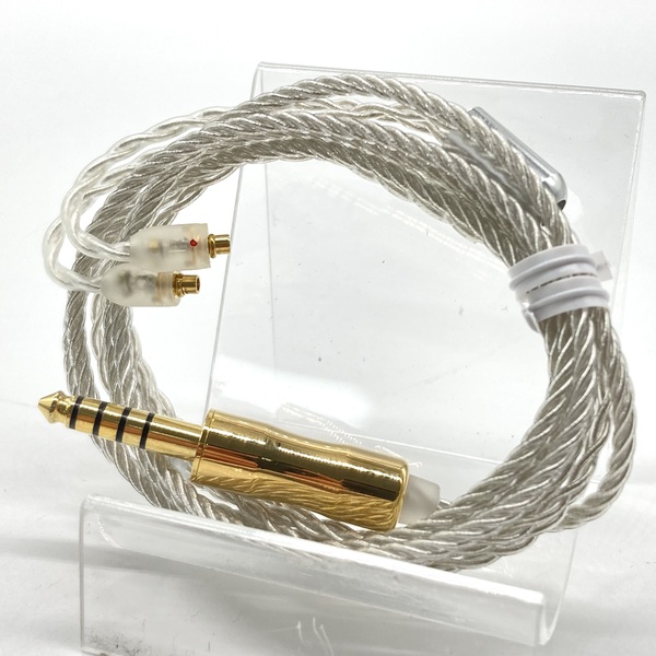 【ほぼ未使用】Pure Silver Litz IEM Cable 4.4mm