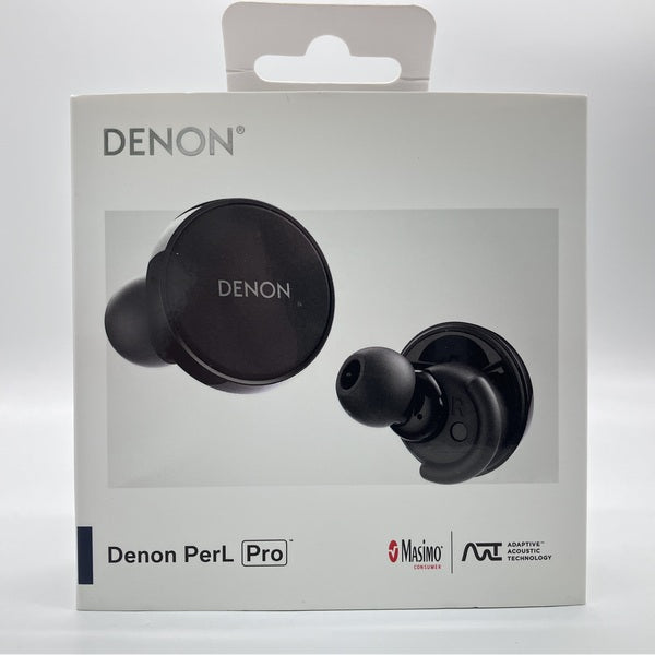 DENON 【中古】PerL Pro True Wireless Earbuds ブラック【AHC15PLBKEM