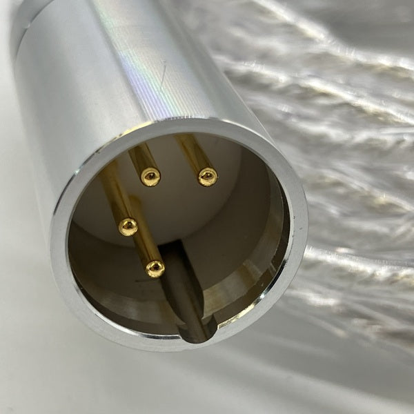 final 【中古】シルバーコートケーブル 3.5mm2極×2 to XLR （3.0m