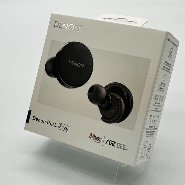 DENON 【中古】PerL Pro True Wireless Earbuds ブラック【AHC15PLBKEM