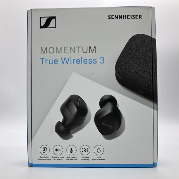 【中古品】SENNHEISER MOMENTUM 3 WIRELESS SENNHEISER 【中古】MOMENTUM True Wireless 3 ブラック 【MTW3 BLACK