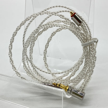 final 【中古】シルバーコートケーブル MMCX 1.2m 3.5mm 【C106
