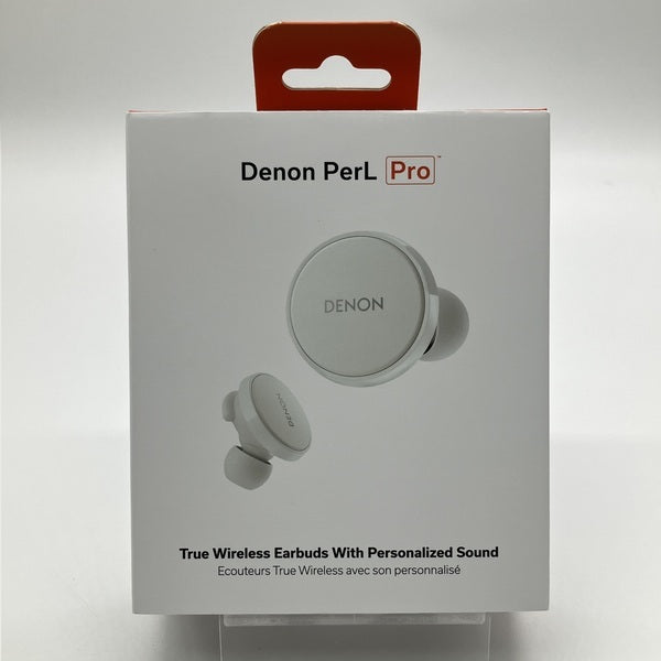 DENON 【中古】PerL Pro True Wireless Earbuds ホワイト【AHC15PLWTEM