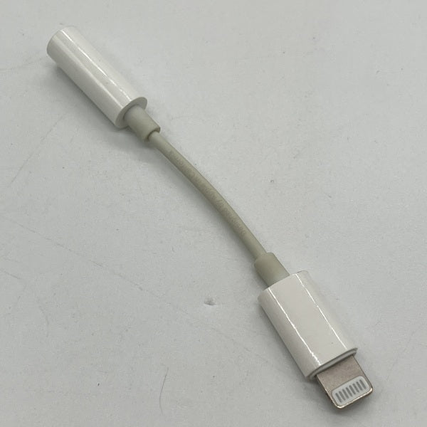 【中古】Lightning - 3.5 mmヘッドフォンジャックアダプタ【秋葉原】