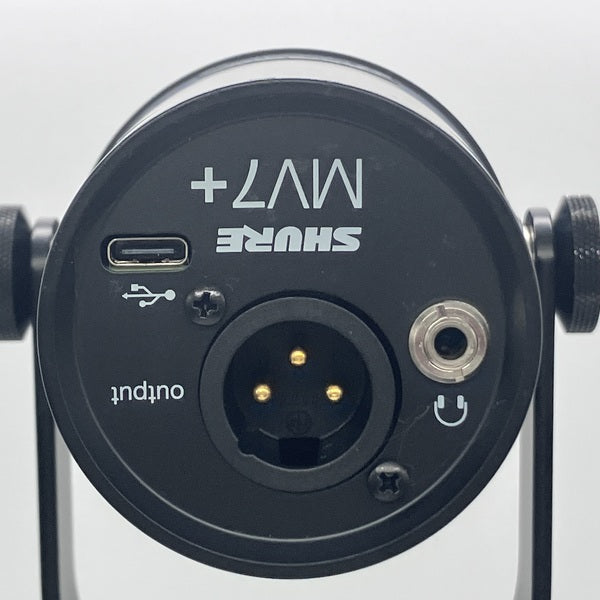 SHURE 【中古】MV7+ポッドキャストキット ブラック 【MV7+-K-BNDL-J