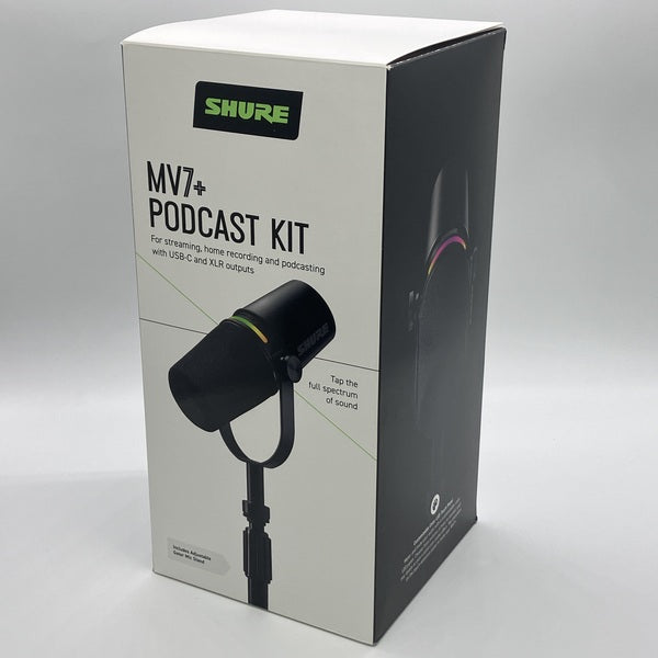 SHURE 【中古】MV7+ポッドキャストキット ブラック 【MV7+-K-BNDL-J SHURE 【中古】MV7+ポッドキャストキット ブラック 【MV7+-K-BNDL-J