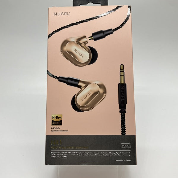 NUARL 【中古】NX1 ゴールド 【NX1-GD】【秋葉原】 – e☆イヤホン
