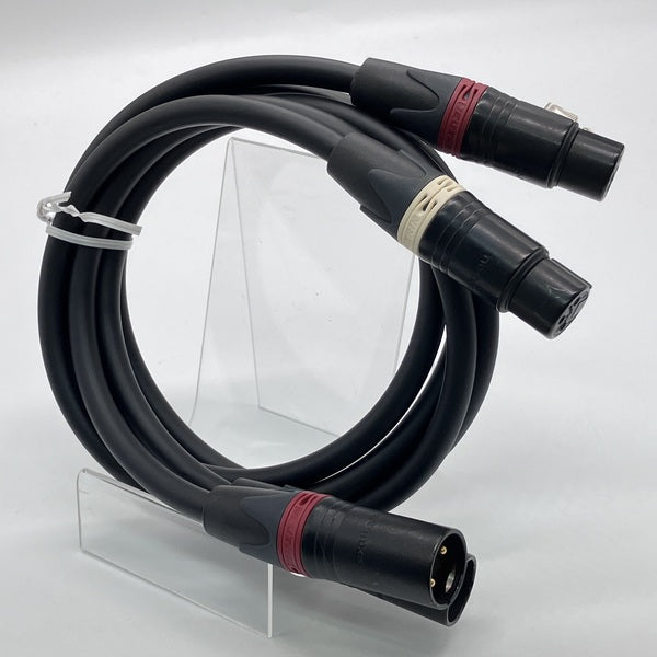 【中古】mogami 2497 XLR 2本ペア マイクケーブル (1m)【秋葉原】