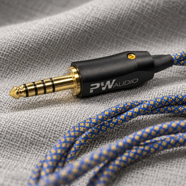 PW AUDIO Ainishiki 藍錦 CIEM 2pin - 4.4mm(1.2m) – e☆イヤホン
