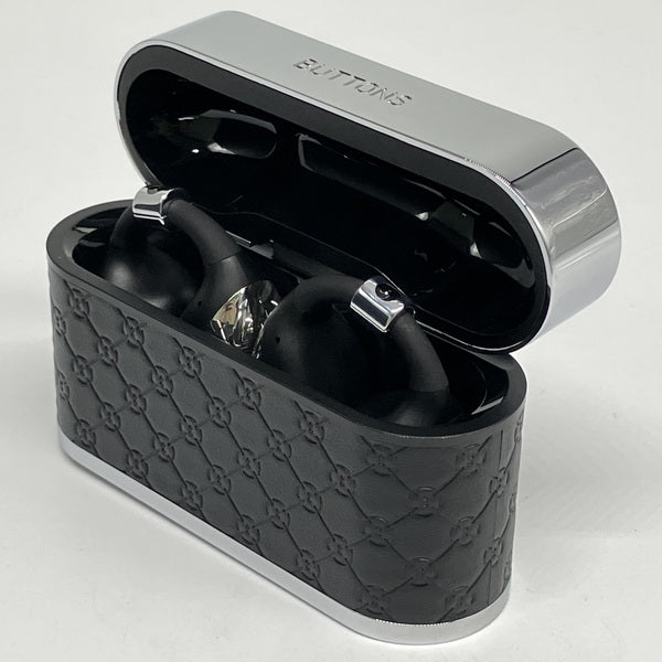 【中古】BUTTONS CLIP Silver Black【BN-0008】【日本橋】