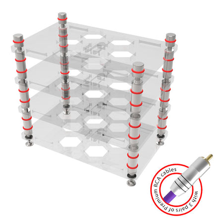 iFi-Audio iRack+RCA iFI-Audio 専用ラック（ケーブルセット） – e