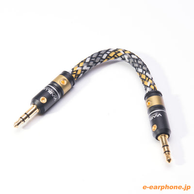 オールビアブル6cmショートケーブル【NLP-VIA/3.5mm-3.5mmミニケーブル】