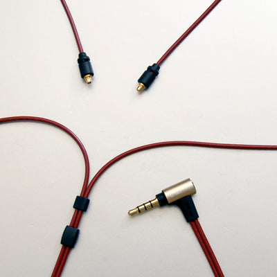 03シリーズ 3.5mm4極プラグ-MMCX(L/R)イヤホンケーブル【iect_03_bl3m】