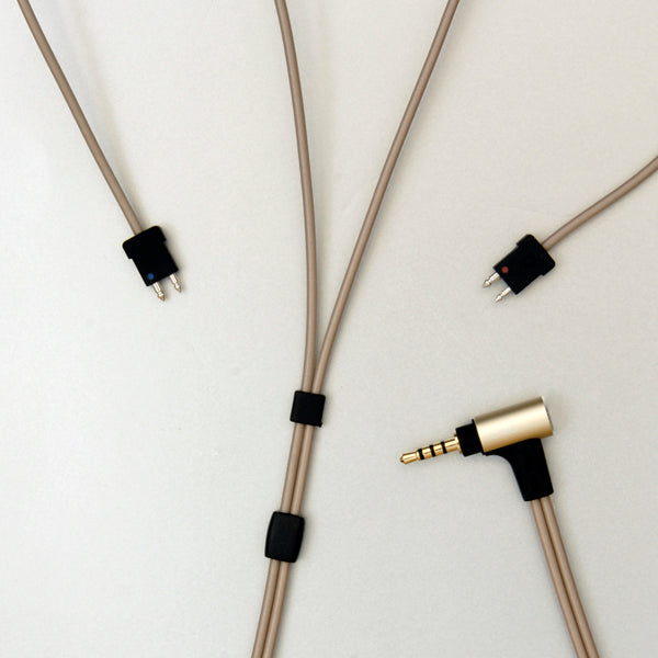 02シリーズ 2.5 4極プラグ-2pin (FitEar)(L/R)【iect_02_bl2f_120】