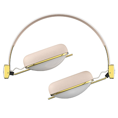 Skullcandy Knockout White/Brown/Gold Mic2【S5AVJX-534】