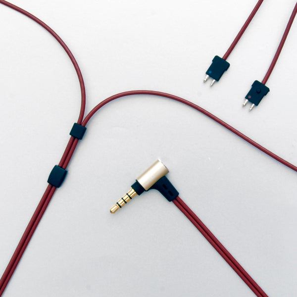 3.5 4極プラグ-2pin (FitEar)(L/R)1.2m 【iect_03_bl3f_120】