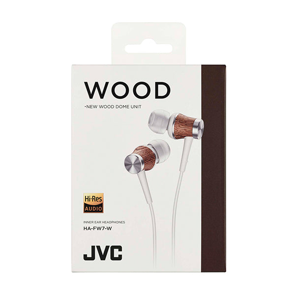 ◆◇JVC 中古品 イヤホン HA-FW7 HA-FW7|WOOD|インナーイヤーヘッドホン|イヤホン・ヘッドホン