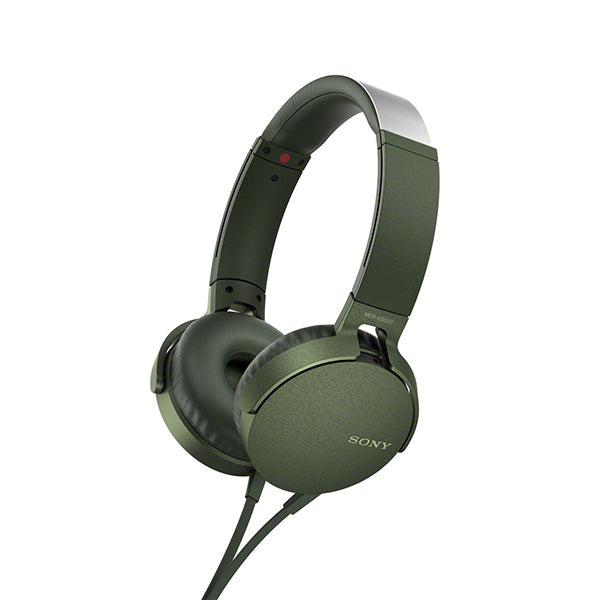 【未開封・新品】SONY MDR-XB550AP 重低音ヘッドホン グリーン SONY MDR-XB550AP – e☆イヤホン
