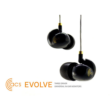 【中古】「非常に良い」Evolve イヴォルヴ トリプルドライバー ユニバーサルフィット インナーイヤーモニター ACS-EVL-U04 acs Evolve（イヴォルブ）ユニバーサルフィット – e☆イヤホン